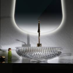 UMYWALKA NABLATOWA SZKLANA OWALNA BRILLANT3-TR-510 TRANSPARENTNA BRILLANT3-TR-510