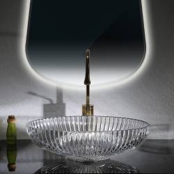 UMYWALKA NABLATOWA SZKLANA OWALNA BRILLANT3-TR-510 TRANSPARENTNA BRILLANT3-TR-510