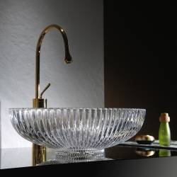 UMYWALKA NABLATOWA SZKLANA OWALNA BRILLANT3-TR-510 TRANSPARENTNA BRILLANT3-TR-510