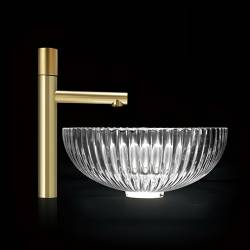 UMYWALKA NABLATOWA SZKLANA OWALNA BRILLANT3-TR-510 TRANSPARENTNA BRILLANT3-TR-510