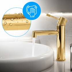 BATERIA UMYWALKOWA STOJĄCA ZŁOTA BONA-GL