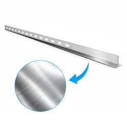 LISTWA SPADKOWA BRODZIKOWA CHROM LEWA 1200 MM LSB-CH-L-120