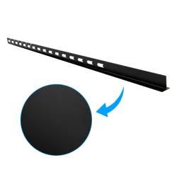LISTWA SPADKOWA BRODZIKOWA CZARNY MAT LEWA 1000 MM LSB-MTB-L-100