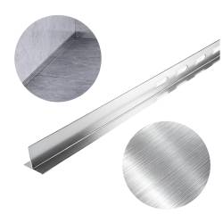 LISTWA SPADKOWA BRODZIKOWA CHROM PRAWA 1000 MM LSB-CH-R-100