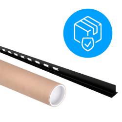 LISTWA SPADKOWA BRODZIKOWA CZARNY MAT PRAWA 1200 MM LSB-MTB-R-120