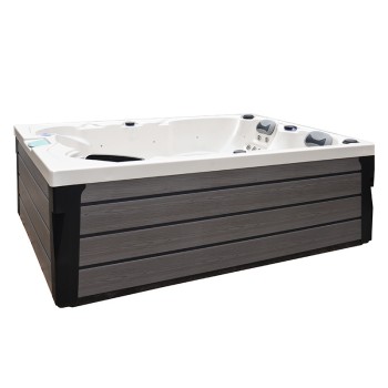 JACUZZI OGRODOWE WANNA SPA341 220x156 BIAŁA PERŁA