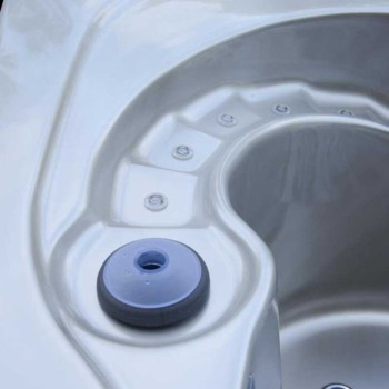 JACUZZI OGRODOWE WANNA SPA341 220x156 BIAŁA PERŁA