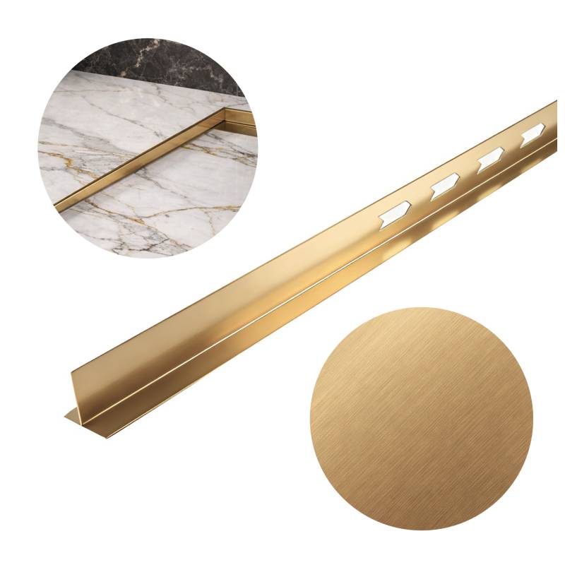 LISTWA SPADKOWA BRODZIKOWA ZŁOTA PRAWA 1400 MM LSB-GL-R-140