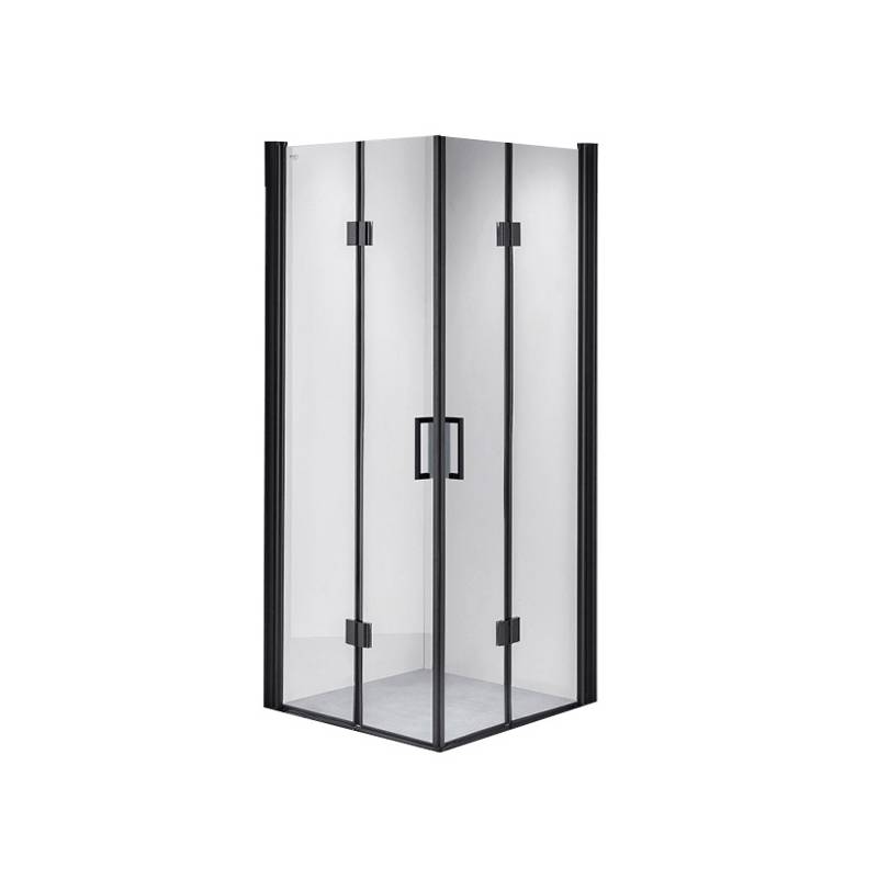KABINA PRYSZNICOWA KWADRATOWA ZES-BS05C-100 CZARNA 100x100 CM