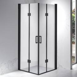 KABINA PRYSZNICOWA KWADRATOWA ZES-BS05C-100 CZARNA 100x100 CM