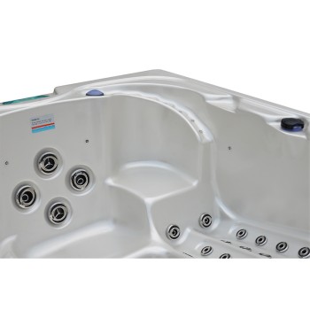 JACUZZI OGRODOWE WANNA SPA341 220x156 BIAŁA PERŁA