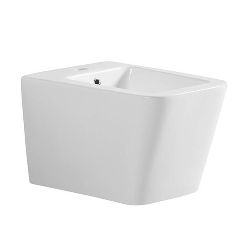BIDET ŁAZIENKOWY PODWIESZANY WISZĄCY CERAMICZNY OWALNY BIAŁY BID-RAIN-WH 52 CM BID-RAIN-WH