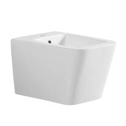 BIDET ŁAZIENKOWY PODWIESZANY WISZĄCY CERAMICZNY OWALNY BIAŁY BID-RAIN-WH 52 CM BID-RAIN-WH