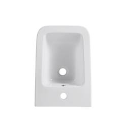 BIDET ŁAZIENKOWY PODWIESZANY WISZĄCY CERAMICZNY OWALNY BIAŁY BID-RAIN-WH 52 CM BID-RAIN-WH