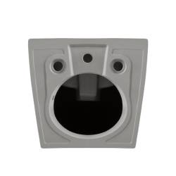 BIDET ŁAZIENKOWY PODWIESZANY WISZĄCY CERAMICZNY OWALNY BIAŁY BID-RAIN-WH 52 CM BID-RAIN-WH