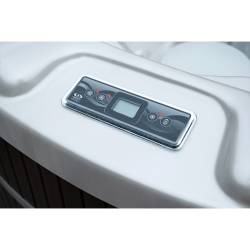 JACUZZI OGRODOWE WANNA SPA580W BIAŁA PERŁA OBUDOWA ANTRACYT 200X200 CM