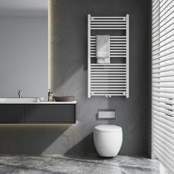 GRZEJNIK ŁAZIENKOWY ŚCIENNY PIONOWY WODNY DRABINKA 120x60 CORSO-WH-1 BIAŁY CORSO-WH-1