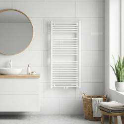GRZEJNIK ŁAZIENKOWY ŚCIENNY PIONOWY WODNY DRABINKA 120x60 CORSO-WH-1 BIAŁY CORSO-WH-1