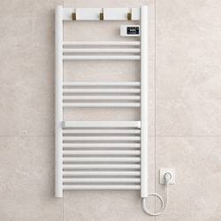 GRZEJNIK ŁAZIENKOWY ELEKTRYCZNY ALUMINIOWY DRABINKA ECO 500W YASUR BIAŁY YASUR-WH