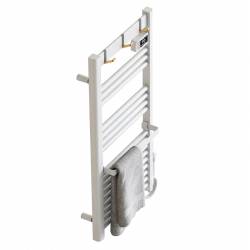 GRZEJNIK ŁAZIENKOWY ELEKTRYCZNY ALUMINIOWY DRABINKA ECO 500W YASUR BIAŁY YASUR-WH