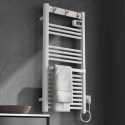 GRZEJNIK ŁAZIENKOWY ELEKTRYCZNY ALUMINIOWY DRABINKA ECO 500W YASUR BIAŁY YASUR-WH