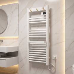 GRZEJNIK ŁAZIENKOWY ELEKTRYCZNY ALUMINIOWY DRABINKA ECO 500W YASUR BIAŁY YASUR-WH