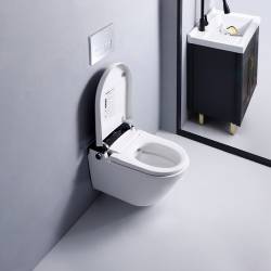 ZESTAW PODTYNKOWY WC STELAŻ TOALETA AUTOMATYCZNA DROP-WH PRZYCISK CHROM ZES-DROP-WH-CH-2
