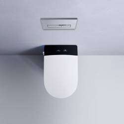 ZESTAW PODTYNKOWY WC STELAŻ TOALETA AUTOMATYCZNA DROP-WH PRZYCISK CHROM ZES-DROP-WH-CH-2