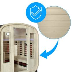 SAUNA OGRODOWA KOMBO FIŃSKA - INFRARED BECZKA NOWY PANEL VANTA-2