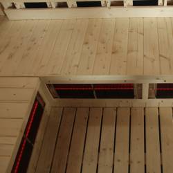 SAUNA OGRODOWA KOMBO FIŃSKA - INFRARED BECZKA NOWY PANEL VANTA-2