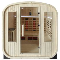 SAUNA OGRODOWA KOMBO FIŃSKA - INFRARED BECZKA NOWY PANEL VANTA-2