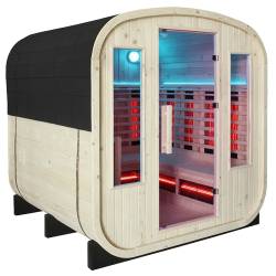 SAUNA OGRODOWA KOMBO FIŃSKA - INFRARED BECZKA NOWY PANEL VANTA-2