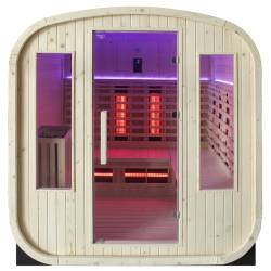 SAUNA OGRODOWA KOMBO FIŃSKA - INFRARED BECZKA NOWY PANEL VANTA-2