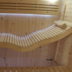 SAUNA OGRODOWA FIŃSKA BECZKA Z PIECEM MOLDE 2-4 OSOBOWA 180x200 CM NOWY PANEL MOLDE-2