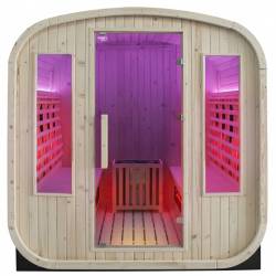 SAUNA OGRODOWA FIŃSKA / INFRARED BECZKA HAMAR 4-6 OSOBOWA 180x200 CM NOWY PANEL HAMAR-2