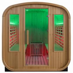 SAUNA OGRODOWA FIŃSKA / INFRARED BECZKA HAMAR 4-6 OSOBOWA 180x200 CM NOWY PANEL HAMAR-2
