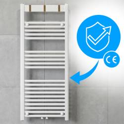 GRZEJNIK ŁAZIENKOWY ŚCIENNY PIONOWY WODNY DRABINKA 120x50 YASUR-WH-2 BIAŁY