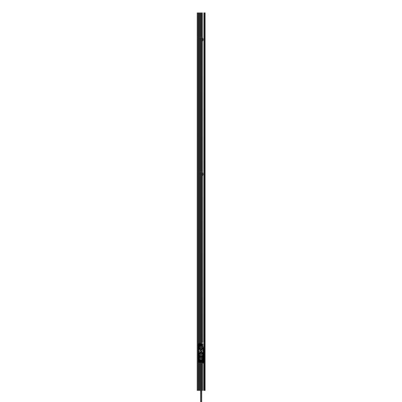 GRZEJNIK ŁAZIENKOWY ELEKTRYCZNY ŚCIENNY PIONOWY 1405x32 CZARNY KASJAN-BL-1