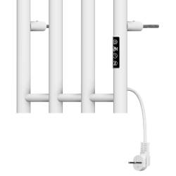 GRZEJNIK ŁAZIENKOWY ELEKTRYCZNY ŚCIENNY PIONOWY 1405X346 BIAŁY KASJAN-WH-2