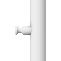 GRZEJNIK ŁAZIENKOWY ELEKTRYCZNY ŚCIENNY PIONOWY 1405X346 BIAŁY KASJAN-WH-2