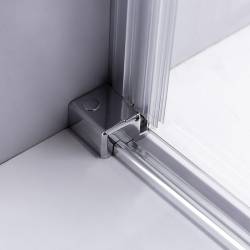 DRZWI PRYSZNICOWE ZES-SH03B-100 CHROM 95-100 CM 8 MM