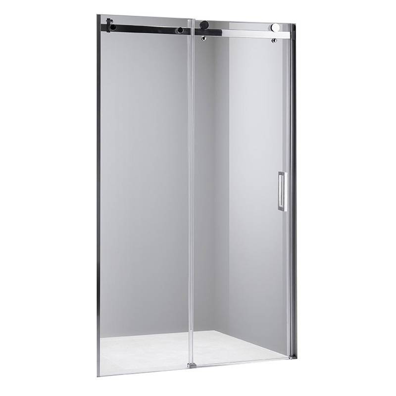 DRZWI PRYSZNICOWE PRZESUWNE DO WNĘKI ZES-SH03E-130 CHROM 125-130 CM 8 MM