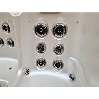 JACUZZI OGRODOWE WANNA SPA344 210x210 Biała perła obudowa szara