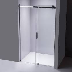 DRZWI PRYSZNICOWE PRZESUWNE DO WNĘKI ZES-SH03G-150 CHROM 145-150 CM 8 MM