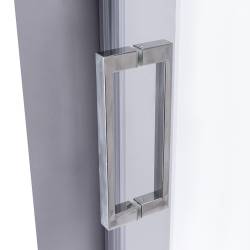 DRZWI PRYSZNICOWE PRZESUWNE DO WNĘKI ZES-SH03G-150 CHROM 145-150 CM 8 MM