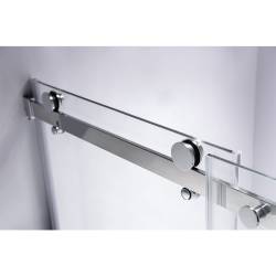 DRZWI PRYSZNICOWE PRZESUWNE DO WNĘKI ZES-SH03G-150 CHROM 145-150 CM 8 MM