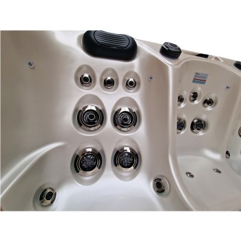 JACUZZI OGRODOWE WANNA SPA344 210x210 Biała perła obudowa szara