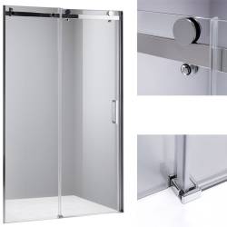 DRZWI PRYSZNICOWE PRZESUWNE DO WNĘKI ZES-SH03G-150 CHROM 145-150 CM 8 MM
