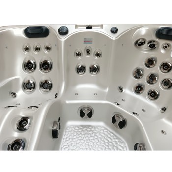 JACUZZI OGRODOWE WANNA SPA344 210x210 Biała perła obudowa szara