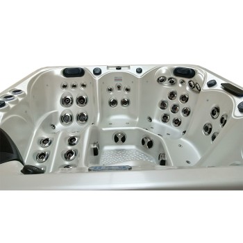 JACUZZI OGRODOWE WANNA SPA344 210x210 Biała perła obudowa szara